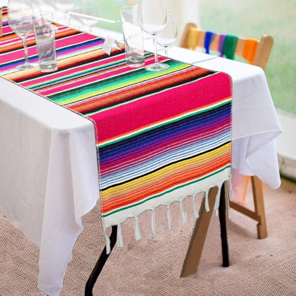 Set of Mexican Table Runners 100" NEW